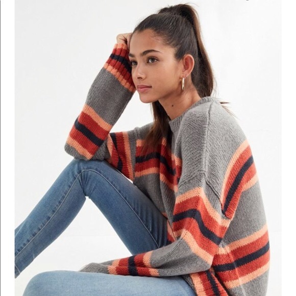 Urban Outfitters Sweaters - Urban Outfitters Striped Bobby Boyfriend Sweater
